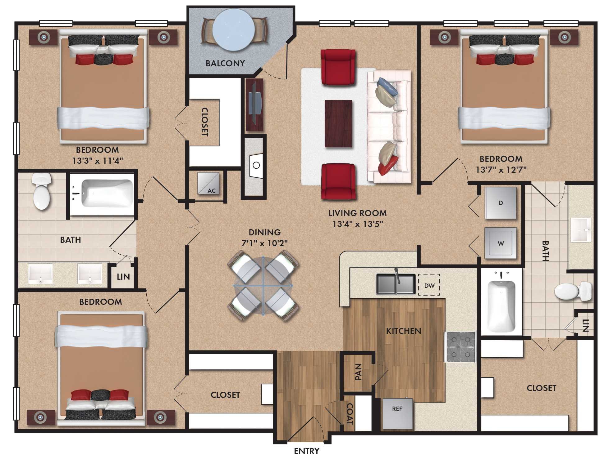 C1a Bluff Floor Plan 30